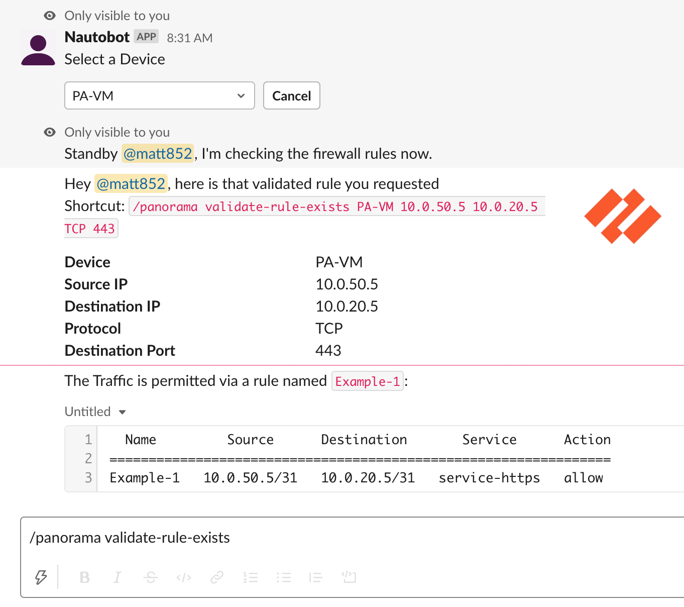 Validate Rule Exists Success