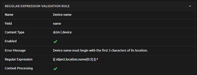 Regex Rules Jinja2 Context Processing