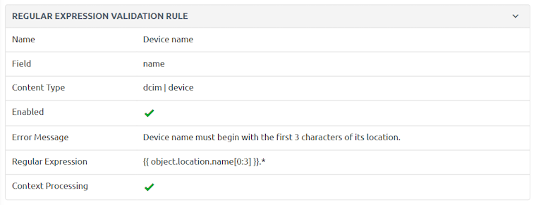 Regex Rules Jinja2 Context Processing