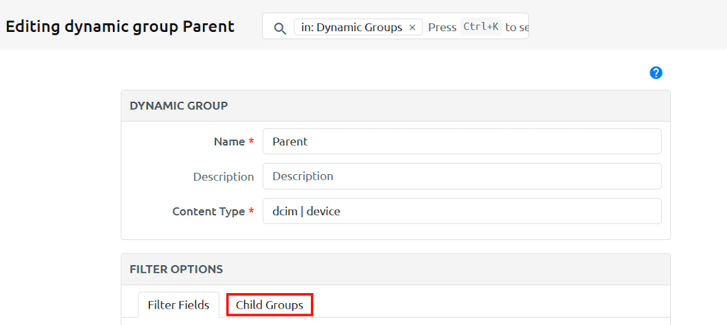 Child Groups