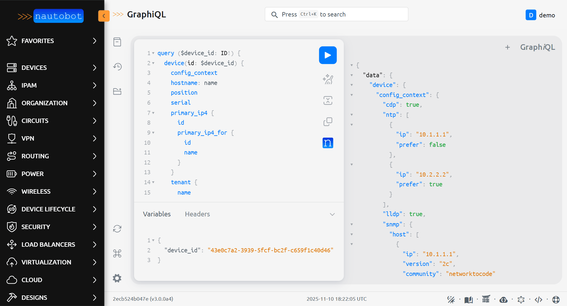 GraphQL API