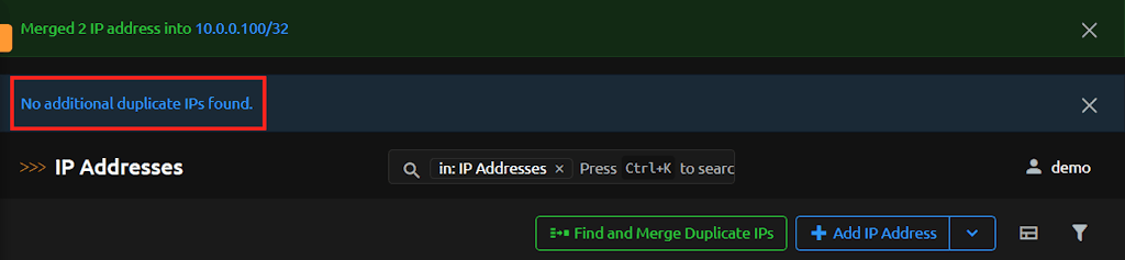 No More Duplicate IPs