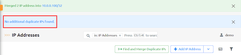 No More Duplicate IPs