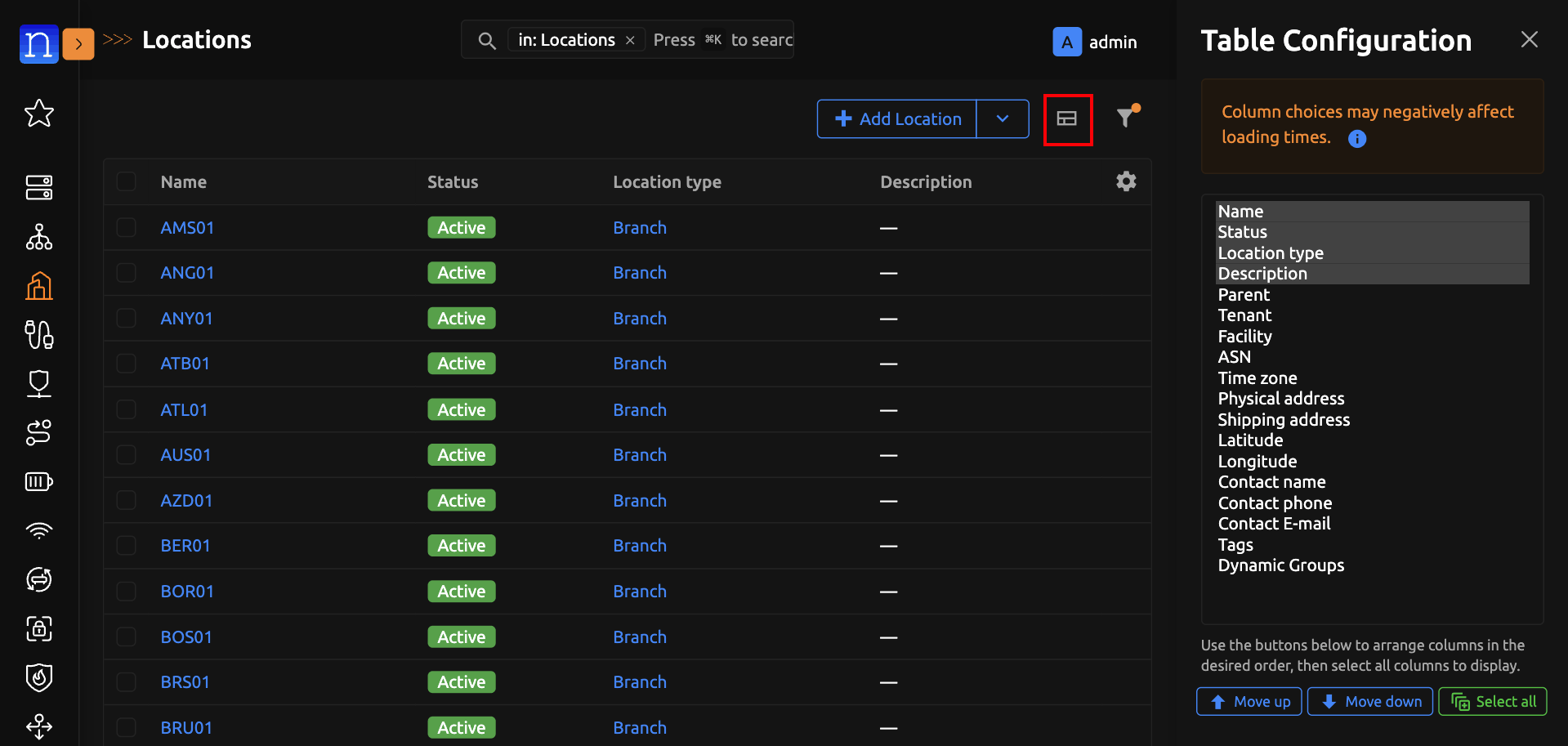 Configure Button