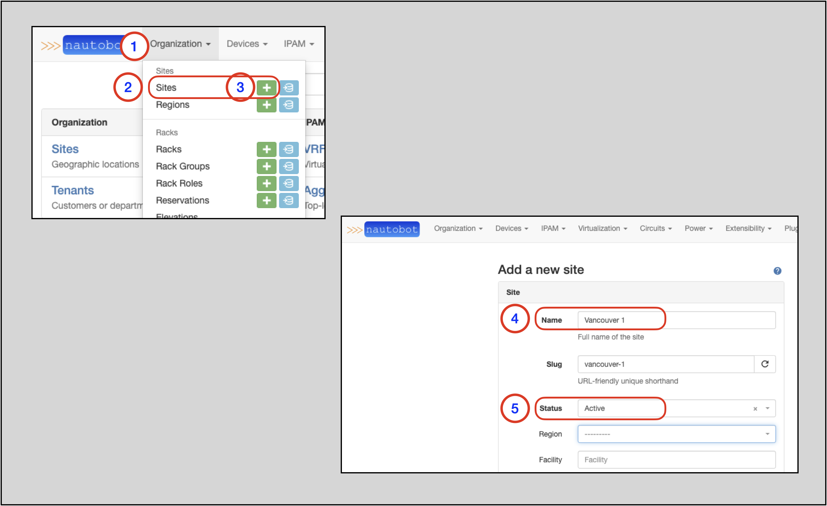 Creating Devices - Nautobot Documentation