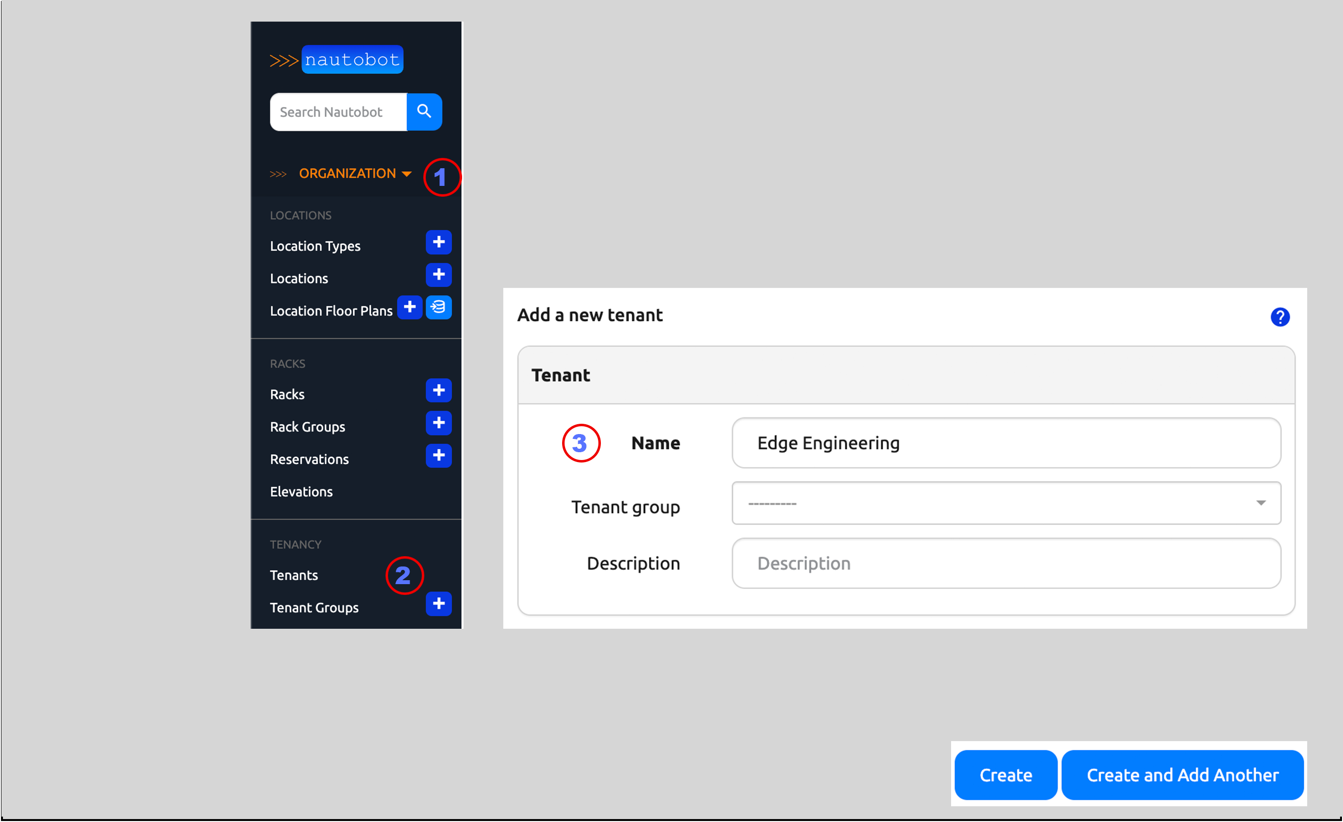 Add tenant